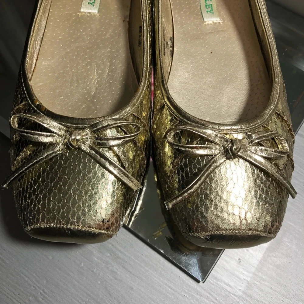 Laura Ashley Bow Girls' Ballet Flats.